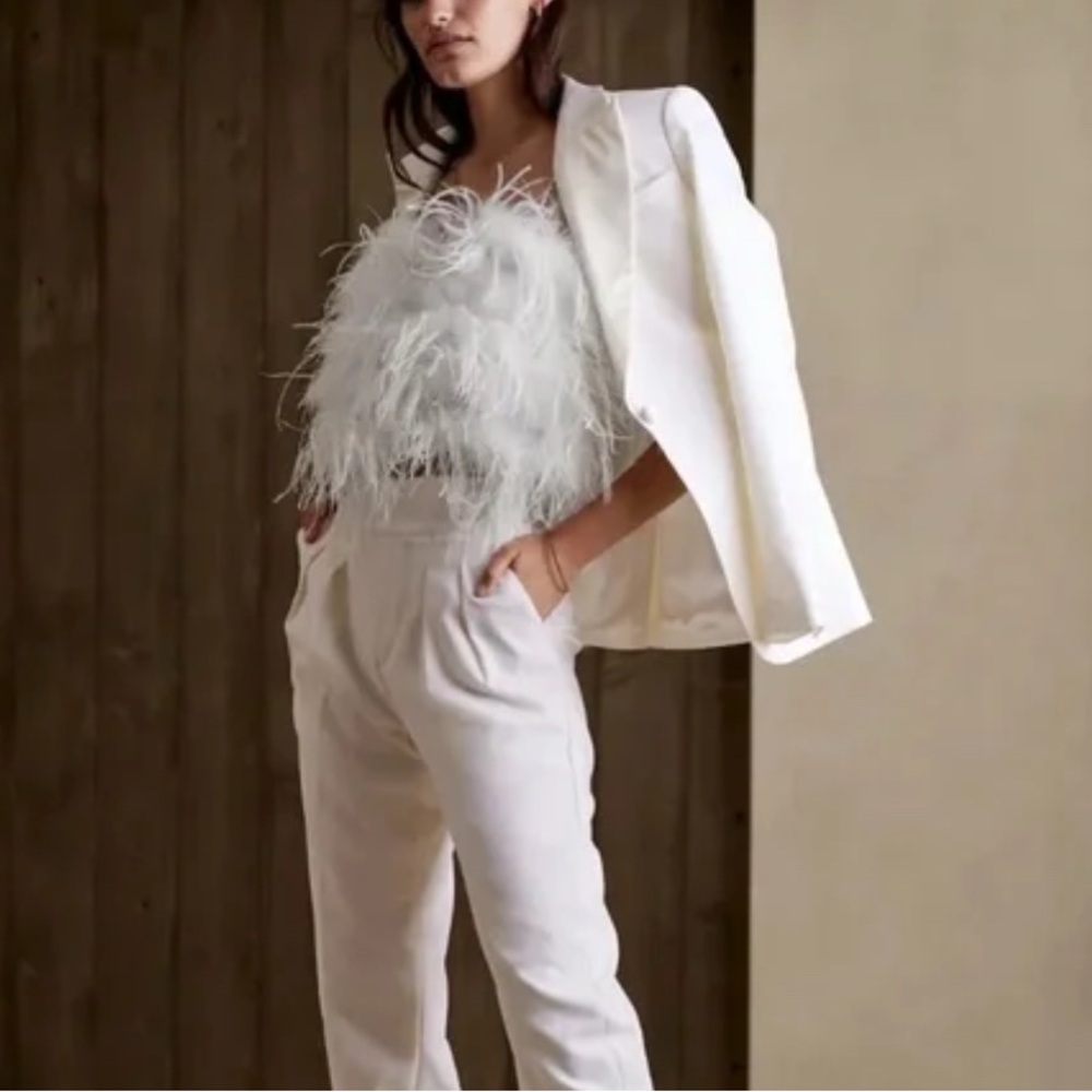 Banana Republic Luna Feather Top